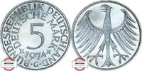 BRD 5 DM J 387 - Silberfünfer -
