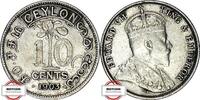 SRI LANKA / CEYLON 10 Cent KM 97 - geprägt unter König Edward VII. -