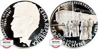 TSCHECHIEN 200 Kronen KM 63 - Frantisek Krizik - im Etui / gekapselt -