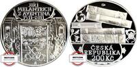 TSCHECHIEN 200 Kronen KM 121 - 500 Geb. v. Jiri Melantrich v. Aventin - im Etui / gekapselt -