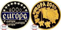 EUROPA Europa-Medaille - vergoldet -