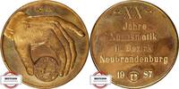  1977 DDR 20 J. Numismatik im Bezirk Neubrandenburg in der OVP VZ-STG