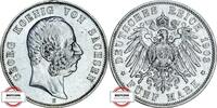 SACHSEN 5 Mark J 130 - geprägt unter König Albert -