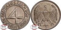 WEIMAR 4 Pfennig J 315 - Kursmünze -