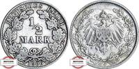 KAISERREICH 1/2 Mark J 16 - Kursmünze -