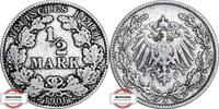 KAISERREICH 1/2 Mark J 16 - Kursmünze -