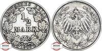 KAISERREICH 1/2 Mark J 16 - Kursmünze -