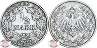 KAISERREICH 1/2 Mark J 16 - Kursmünze -