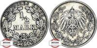 KAISERREICH 1/2 Mark J 16 - Kursmünze -