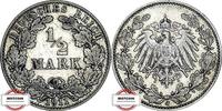KAISERREICH 1/2 Mark J 16 - Kursmünze -