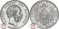 SACHSEN 2 Mark J 124 - König Albert -