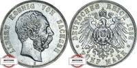 SACHSEN 5 Mark J 125 - König Albert -