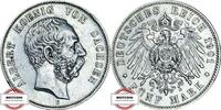 SACHSEN 5 Mark J 125 - König Albert -