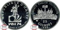 HAITI 25 Gourdes KM 103 - zur WM 1974 -