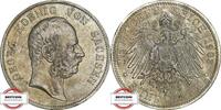 SACHSEN 5 Mark J 130 - König Georg -