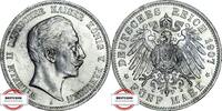 PREUSSEN 5 Mark J 104 - Kaiser Wilhelm II. -