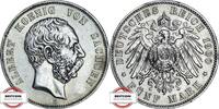 SACHSEN 5 Mark J 125 - König Albert -