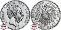 SACHSEN 5 Mark J 125 - König Albert -