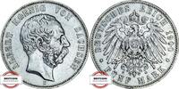 SACHSEN 5 Mark J 125 - König Albert -