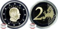 MONACO 2 Euro Fürst Albert II. - mit originalem Etui, Zertifikat und Schuber -