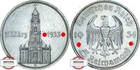 DRITTE REICH 5 Reichsmark J 356 - Garnisonkirche - mit Datum -