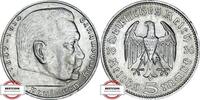 DRITTE REICH 5 Reichsmark J 360 - Paul von Hindenburg -