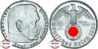 DRITTE REICH 2 Reichsmark J 366 - Paul von Hindenburg - TOP -