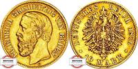 BADEN 10 Mark J 186 - Großherzog Friedrich I. -