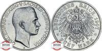 SACHSEN-COBURG-GOTHA 5 Mark J 148 - Herzog Karl Eduard -