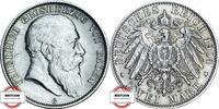 BADEN 2 Mark J 32 - Großherzog Friedrich I. -