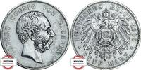 SACHSEN 5 Mark J 125 - König Albert -
