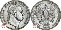 PREUSSEN 1 Vereinsthaler AKS 117 - König Wilhelm I. - auf den Sieg von 1866 über Österreich -