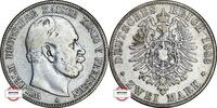 2 Mark 1883 A PREUSSEN J 96 - Kaiser Wilhelm I. fast SS
