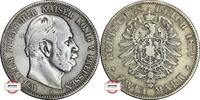 2 Mark 1879 A PREUSSEN J 96 - Kaiser Wilhelm I. fast SS RS Belag
