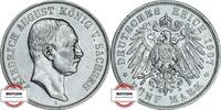 SACHSEN 5 Mark J 136 - König Friedrich August III. -