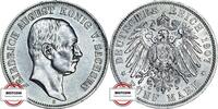 SACHSEN 5 Mark J 136 - König Friedrich August III. -