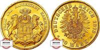 20 Mark 1875 J HAMBURG J 210 - Hamburger Stadtwappen - TOP fast STG Prachtexemplar
