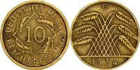 WEIMARER REPUBLIK 10 Reichspfennig J 317 - Kursmünze -
