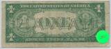 US Paper Money $1 Silver 1935 A Certificate Hawaii Overprint WWII Currency - JK155