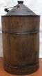 Sonstiges  Stewarts Mineral Oil 1 Gallon Wood Wrapped Metal Can Container 18" x 10.5" LH431