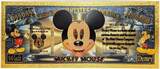 US Paper Money  Mickey Minnie Donald Daisy Duck Goofy Pluto 24K Gold Foil Plated Note Set XS13