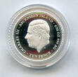 Bullion 10 Pence 2024 Helmeted Liberty 1/10 Oz 999 Silver Proof  Coin Ascension Isl JR351