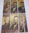 US Paper Money  Concept Currency Art Set of (6) Notes US $1 to $100 Novelty 24K Gold Foil GFS09