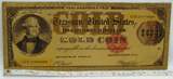 US Paper Money $100 Gold 1882  Coin Certificate Novelty 24k Gold Plated Foil Note Bill - GFN30