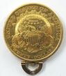 US Coins 1895 $ 20 Liberty Gold Coin Pendant Pocket Watch Zenith - Engraved Name - R881