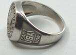 Other Sterling United States Olympic Team Rio 2016  Silver Ring - Size 10 - R518