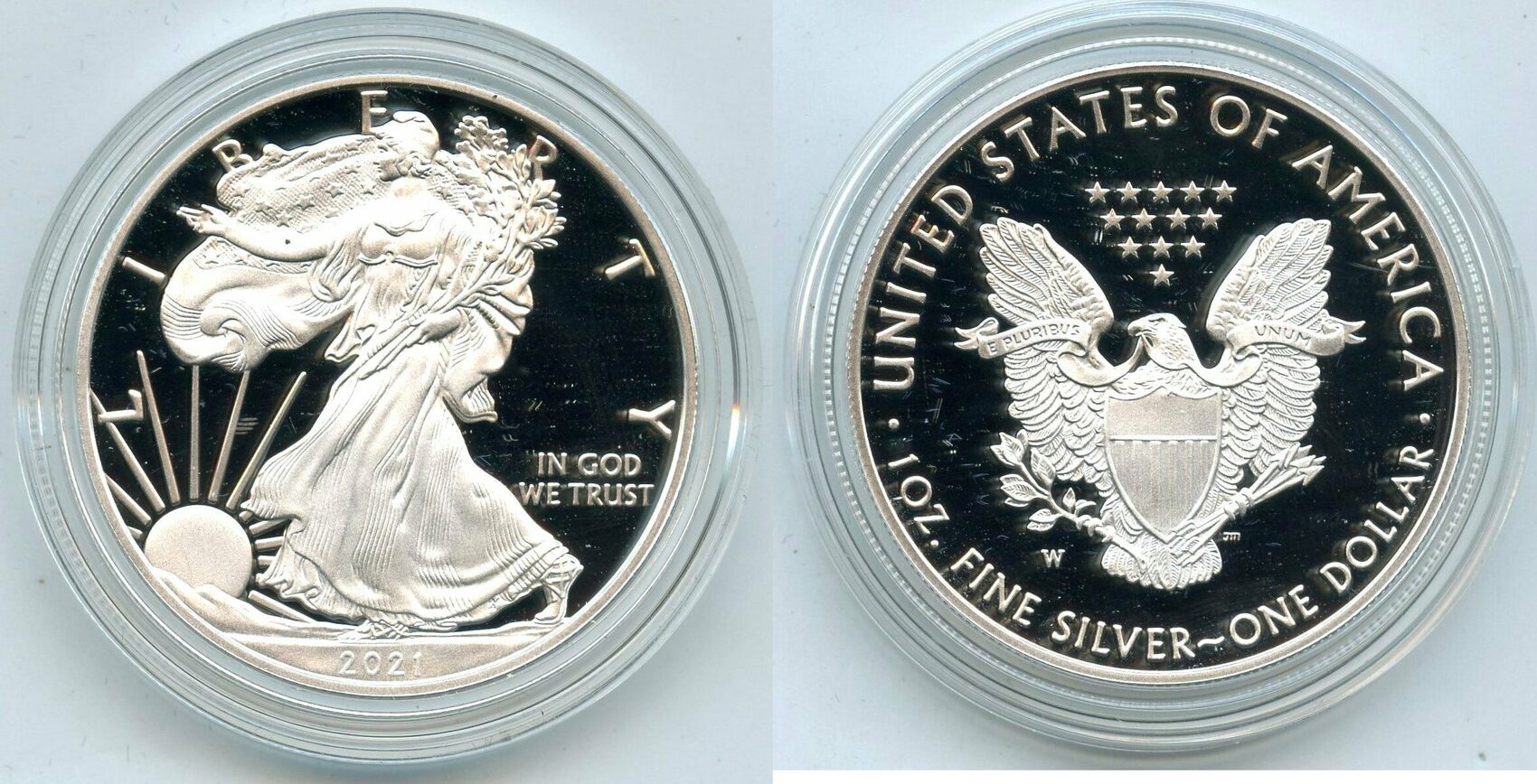 2021 American Eagle One Ounce Proof Silver US Mint OGP 1 oz Coin