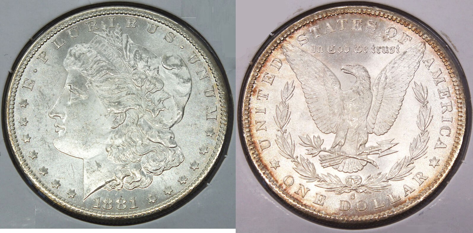 Morgan Silver Dollar Uncirculated 1881