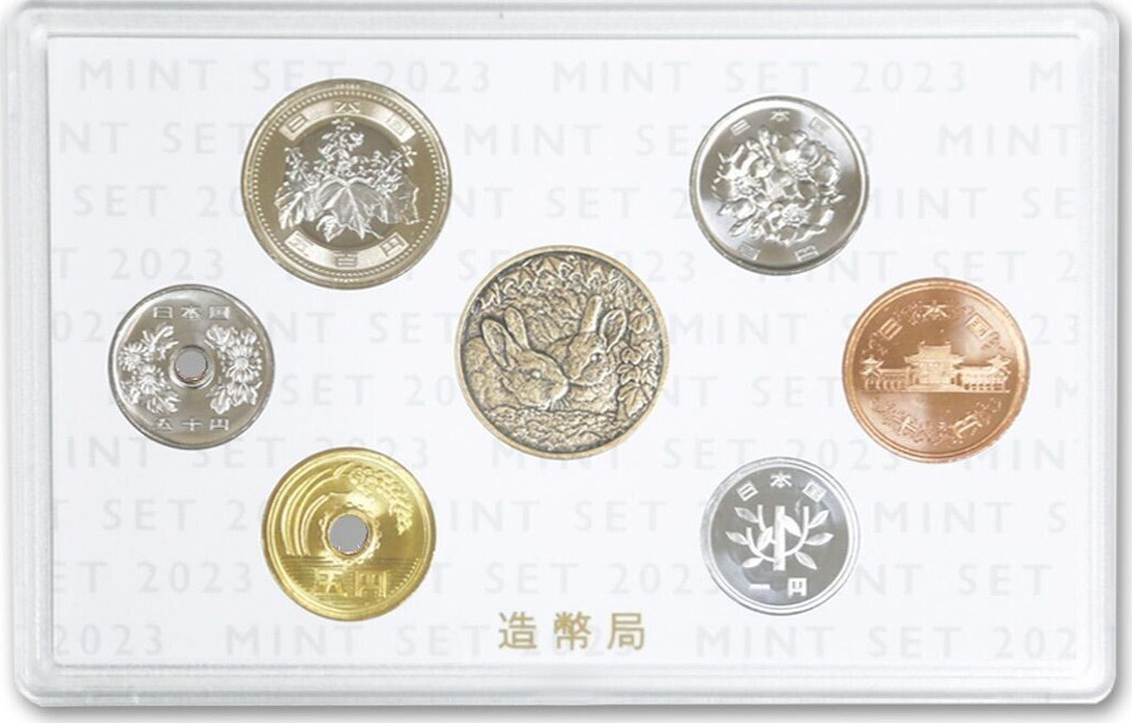 Weltm nzen Medal 2023 Japan Mint Set 6 Coin Rabbit Reiwa 5