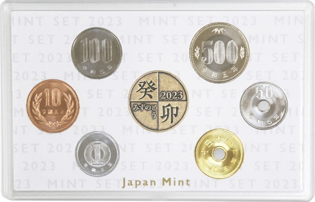 Weltm nzen Medal 2023 Japan Mint Set 6 Coin Rabbit Reiwa 5